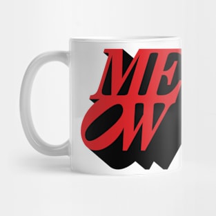 Meow 3D Mug